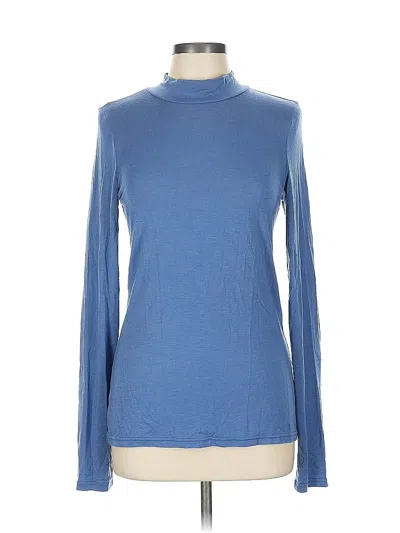 Pre-owned Offline By Aerie Long Sleeve Turtleneck In Blue