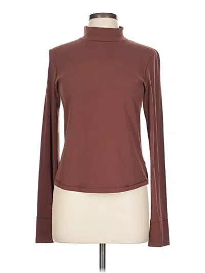 Pre-owned Offline By Aerie Long Sleeve Turtleneck In Brown