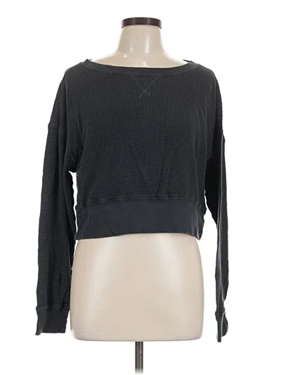 Pre-owned Offline By Aerie Pullover Sweater In Black