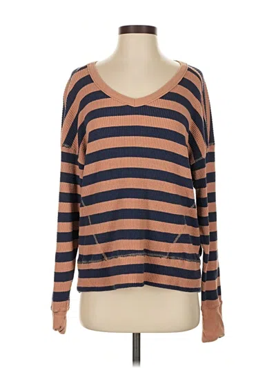 Pre-owned Offline By Aerie Pullover Sweater In Brown