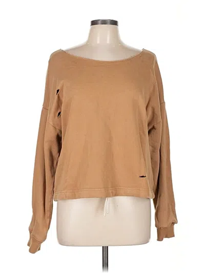 Pre-owned Offline By Aerie Pullover Sweater In Brown