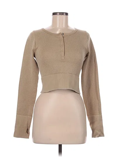 Pre-owned Offline By Aerie Pullover Sweater In Brown