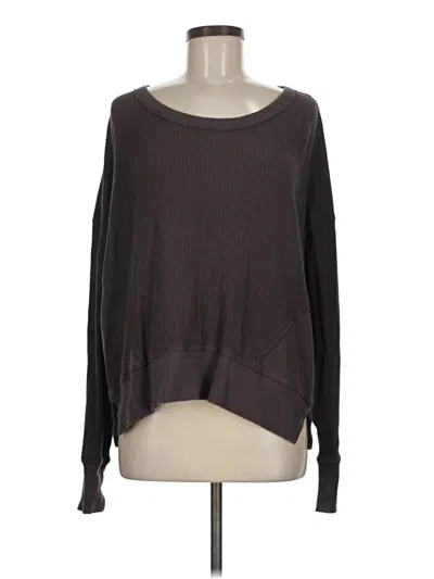 Pre-owned Offline By Aerie Pullover Sweater In Brown