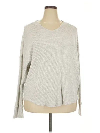 Pre-owned Offline By Aerie Pullover Sweater In Gray