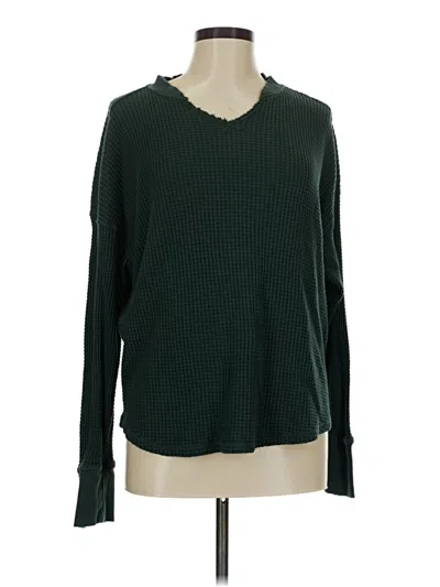Pre-owned Offline By Aerie Pullover Sweater In Green