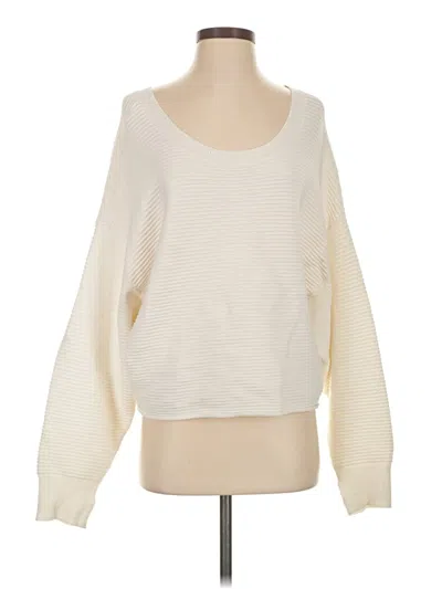 Pre-owned Offline By Aerie Pullover Sweater In Ivory