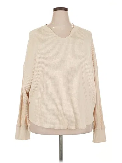 Pre-owned Offline By Aerie Pullover Sweater In Ivory