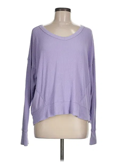 Pre-owned Offline By Aerie Pullover Sweater In Purple