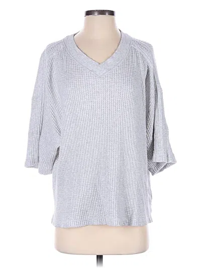 Pre-owned Offline By Aerie Pullover Sweater In Silver