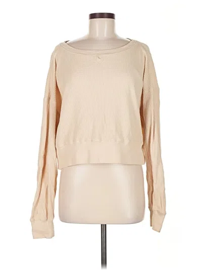 Pre-owned Offline By Aerie Pullover Sweater In Tan