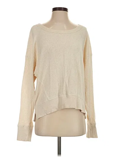 Pre-owned Offline By Aerie Pullover Sweater In Tan