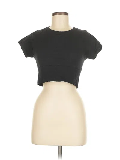 Pre-owned Offline By Aerie Short Sleeve T-shirt In Black