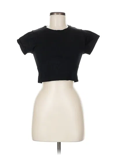 Pre-owned Offline By Aerie Short Sleeve T-shirt In Black