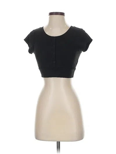 Pre-owned Offline By Aerie Short Sleeve T-shirt In Black