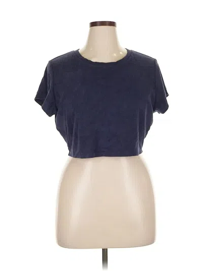 Pre-owned Offline By Aerie Short Sleeve T-shirt In Blue