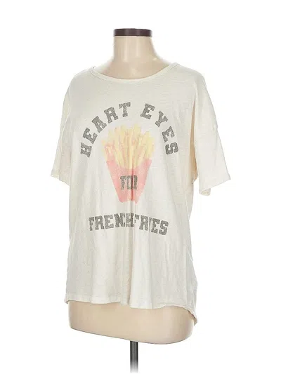 Pre-owned Offline By Aerie Short Sleeve T-shirt In White