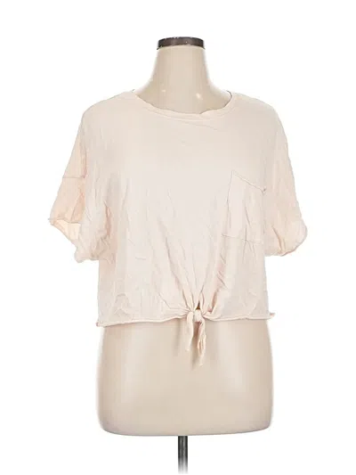 Pre-owned Offline By Aerie Short Sleeve T-shirt In White