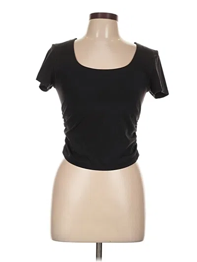 Pre-owned Offline By Aerie Short Sleeve T-shirt In Black