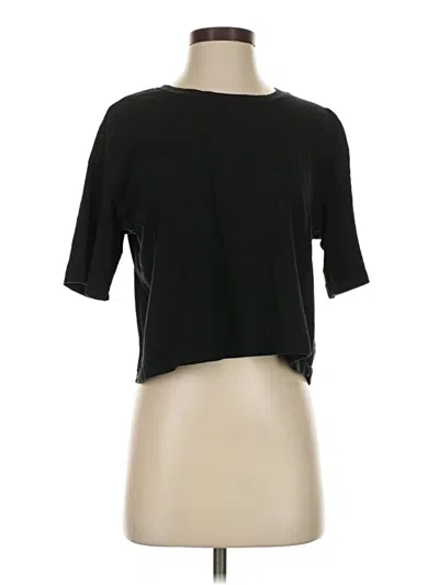 Pre-owned Offline By Aerie Short Sleeve T-shirt In Black