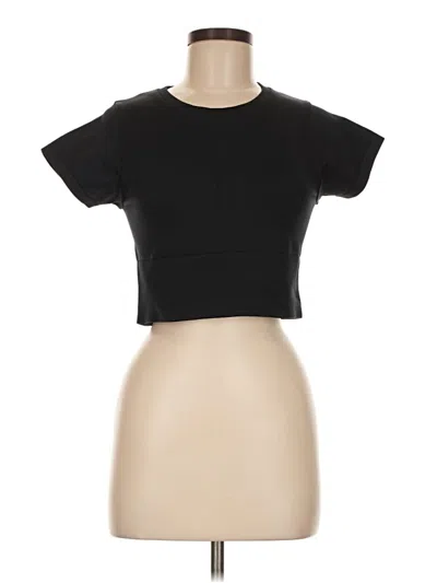 Pre-owned Offline By Aerie Short Sleeve T-shirt In Black