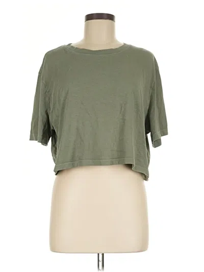 Pre-owned Offline By Aerie Short Sleeve T-shirt In Green