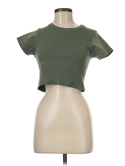 Pre-owned Offline By Aerie Short Sleeve T-shirt In Green