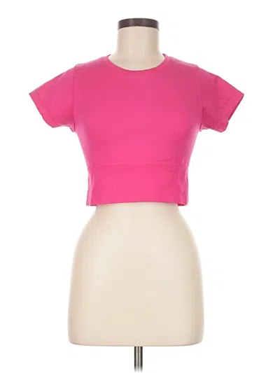 Pre-owned Offline By Aerie Short Sleeve T-shirt In Pink