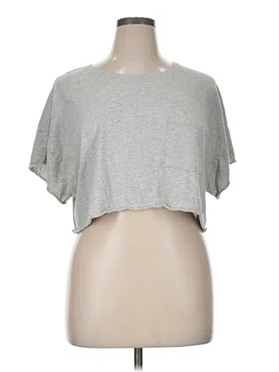 Pre-owned Offline By Aerie Short Sleeve T-shirt In Silver