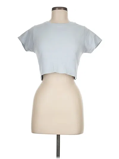 Pre-owned Offline By Aerie Short Sleeve T-shirt In Silver