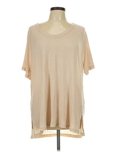 Pre-owned Offline By Aerie Short Sleeve T-shirt In Tan