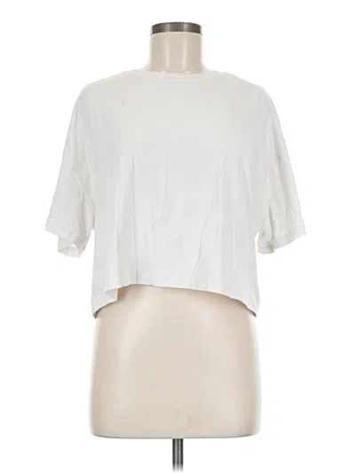 Pre-owned Offline By Aerie Short Sleeve T-shirt In White