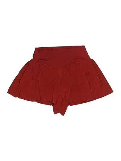 Pre-owned Offline By Aerie Skort In Burgundy