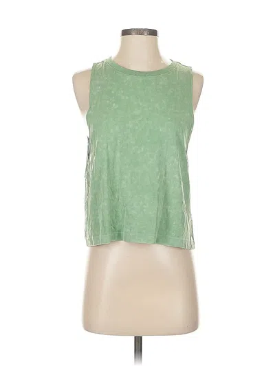 Pre-owned Offline By Aerie Sleeveless T-shirt In Green