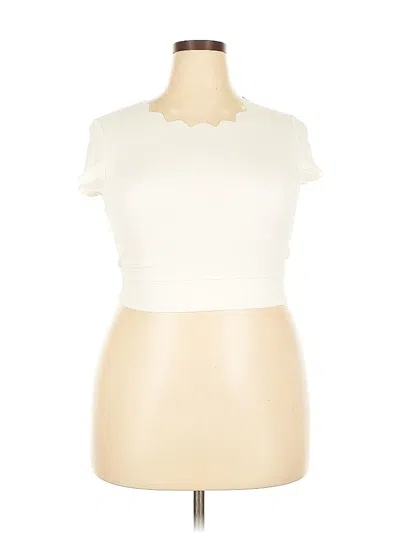 Pre-owned Offline By Aerie Sleeveless T-shirt In White