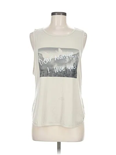 Pre-owned Offline By Aerie Sleeveless T-shirt In White