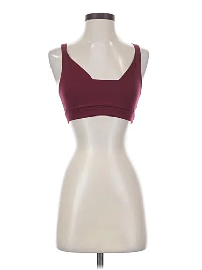 Pre-owned Offline By Aerie Sports Bra In Burgundy