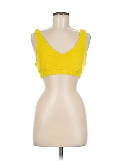 Pre-owned Offline By Aerie Sports Bra In Yellow