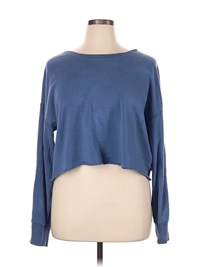 Pre-owned Offline By Aerie Sweatshirt In Blue