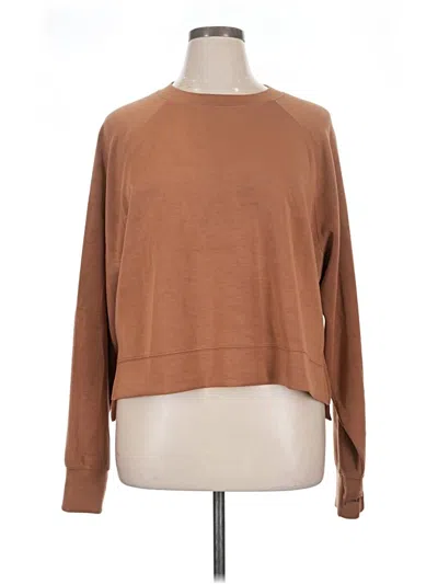 Pre-owned Offline By Aerie Sweatshirt In Brown