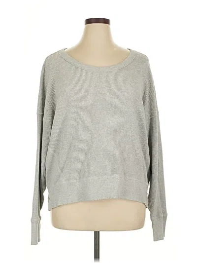 Pre-owned Offline By Aerie Sweatshirt In Gray