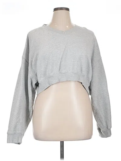 Pre-owned Offline By Aerie Sweatshirt In Gray