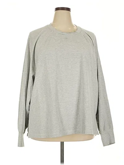 Pre-owned Offline By Aerie Sweatshirt In Gray