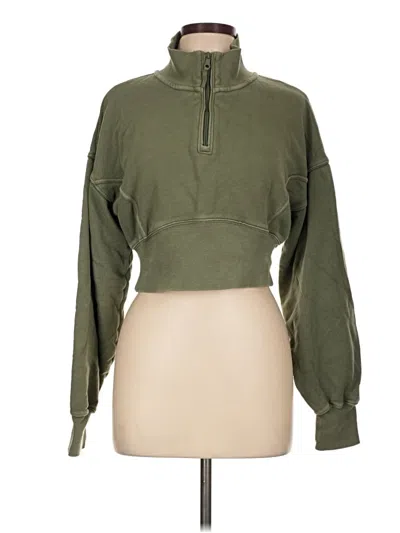 Pre-owned Offline By Aerie Sweatshirt In Green