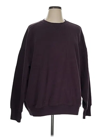Pre-owned Offline By Aerie Sweatshirt In Purple