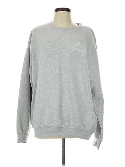 Pre-owned Offline By Aerie Sweatshirt In Silver