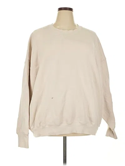 Pre-owned Offline By Aerie Sweatshirt In Tan