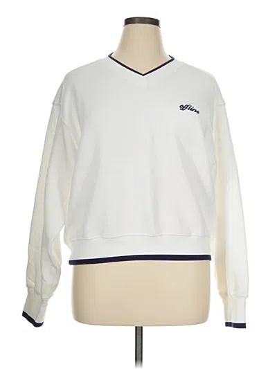 Pre-owned Offline By Aerie Sweatshirt In White