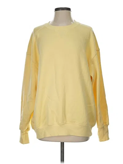 Pre-owned Offline By Aerie Sweatshirt In Yellow