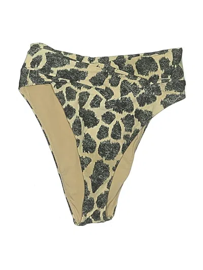 Pre-owned Offline By Aerie Swimsuit Bottoms In Tan
