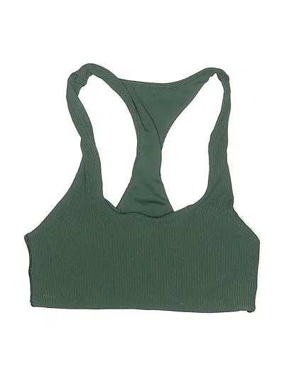 Pre-owned Offline By Aerie Swimsuit Top Green Swimwear
